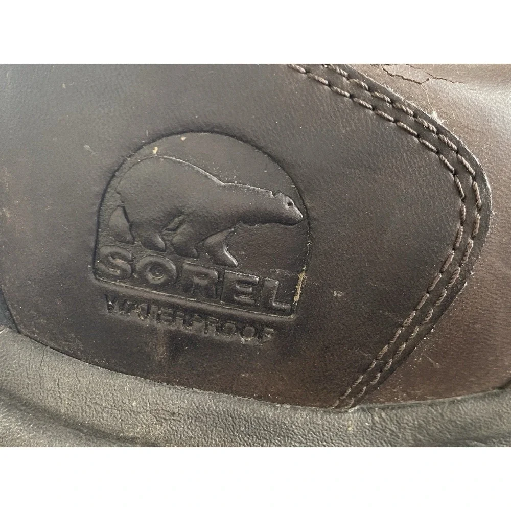 Sorel Full Tilt 09 Men's Winter Boots Size 12 Brown Black Waterproof Insulated
